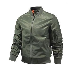 Abrigos de zanjas para hombres 2023 Chaqueta Otoño Invierno Básico Béisbol Uniforme Abrigo Ropa de gran tamaño Biker Classic Man Flying