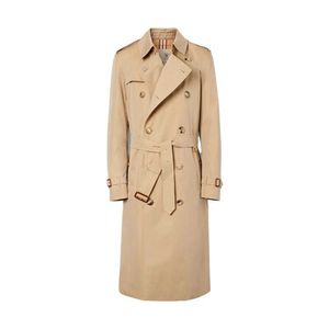 Trenchs d'hommes Designer Mens long Trench-Coat Double boutonnage Kaki Manteau Noir Veste Burbrery Coupe-vent imperméable coupe-vent style pardessus vêtements d'extérieur