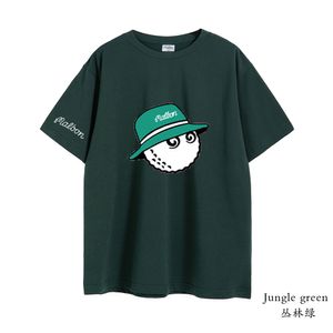 Tshirts masculins tshirt de golf malbon homme 2023 Coton d'été chapeau top seau à manches courtes couple de mode de mode vache 230418