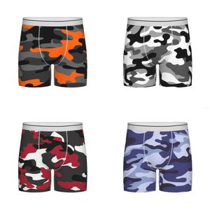 Calzoncillos de hombres de camuflaios de camuflaje de hombres pantallas de camuflaje de camuflaios