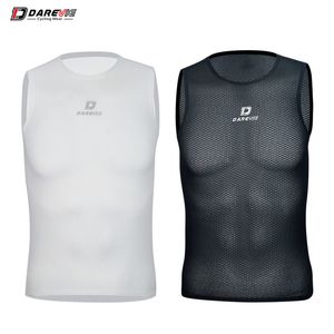 Gilets pour hommes Darevie Gilet de cyclisme sans couture respirant maille sous-vêtements de cyclisme été séchage rapide couche de base de cyclisme léger doux hommes femmes 220827