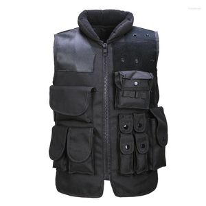 Chalecos para hombre, chaleco táctico, ventilador militar, ropa de entrenamiento al aire libre, uniforme de combate, armadura corporal de imitación, Real Cs a prueba de puñaladas