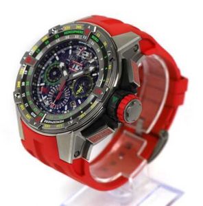 Reloj para hombre Reloj de diseño Alta calidad RM60-01 50MM Flyback Cronógrafo Regatta Titanio
