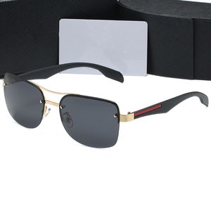 Lunettes de soleil demi-monture pour hommes et femmes lunettes de conduite polarisées Uv400 pêche conduite lunettes de soleil