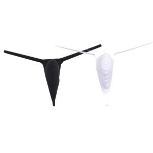 Men Spandex Thong G-string Underwear Boldness T-back Mini Bikini Tangas Border Teardrop G-Strings Elevate Micro Thongs Tangas