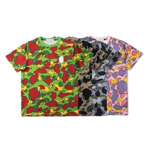 Hommes Designers d'été T-shirt Hommes Femmes Chemises T-shirt surdimensionné Marques de mode Tops Homme Vêtements décontractés Street Sleeve Camouflage Vêtements