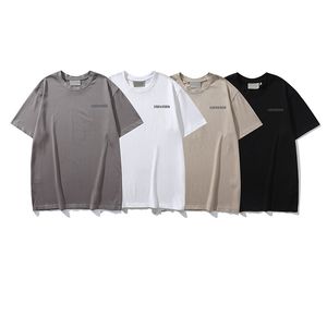 Camiseta para hombre, camiseta de diseñador de lujo, camiseta de playa, ropa blanca de gran tamaño, top informal de algodón de color sólido a la moda para hombre y mujer