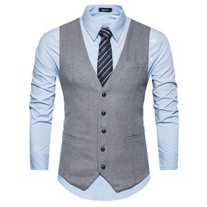 Chalecos de hombre, traje con cuello en V, chaleco de negocios, chaleco Formal de boda para hombre, chaleco clásico para hombre, chaleco, traje de Kingsman, S-XXL