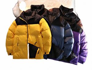 Hommes hiver jaune Parkas couple patchwork doudoune surdimensionné garçons lâche épais chaud coton manteau rembourré plus taille vêtements d'extérieur 3xl x7cs #