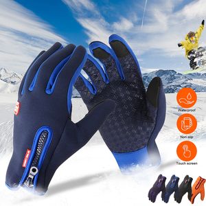 Hommes femmes Gants d'hiver imperméables classiques Homme Armée Gant Tacticos Guantes TacticaMittens Driving TouchScreen Cycle Gants bateau libre