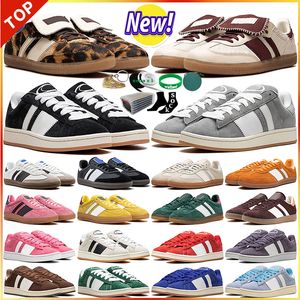 Hombres diseñadores zapatos casuales zapatillas de moda leopardo cabello marrón verde negro cristal rojo beige núcle