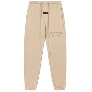 Hombres Mujeres Essentialsclothing Pantalones deportivos Pantalones Mejor calidad Jogger Cordón Streetwear negro blanco gris algodón bolsillos laterales con costuras Pantalones reflectantes Pantalón deportivo