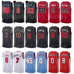 Hommes Femmes Enfants Sérigraphie Brian Scalabrine Jerseys 24 Basketball Steve Kerr 25 Toni Kukoc 7 Tony Snell 20 John Paxson 5 DeMar DeRozan 10 Zach LaVine 8 Lonzo Ball 2