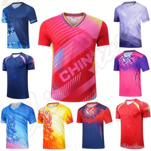 Hombres Mujeres Jerseys de tenis Niños Biños Lopa de tenis Niños Bádminton Camisas Mesa tenis Running Sports Tee 2xs-4xl 240402