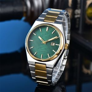 Hommes femmes montres quartz designer watch1853 PRX bracelet en acier inoxydable montres fshion cadran rond mouvement montres 40mm bleu blanc noir xb016