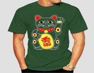 Men039S THICHS THICHS JAPONESS LUCATY MANEKI Neko White Happiness Tshirt Cotton Unisex Women Streetwear camiseta casual 7147x6804447