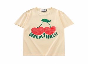 Men039s Camisetas 2021s Beverly Hills Cherry Designer Camiseta Mensaje de moda Ropa de moda de manga corta Carta de impresión punk bord5806528