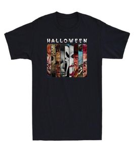 Men039s t-shirts joyeux Halloween avec des trucs effrayants cadeau chemise Vintage t-shirt hommes ample T imprimé grande taille graphique Tshirt6154024