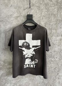 Men039s t-shirts hommes Saint jésus imprime manches courtes TShirtMen039s8783166