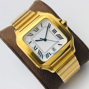Reloj para hombre y mujer Reloj de pareja de diseñador de lujo Tamaño 35 mm 39 mm Reloj mecánico de acero inoxidable Reloj clásico de moda simple para mujer