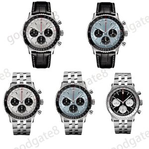 Mode Femmes Hommes Montre Vintage Designer Montres Haute Qualité Numéro Lunette Cadran Multiple Reloj Navitimer Designer Montre Bracelet En Cuir Xb10