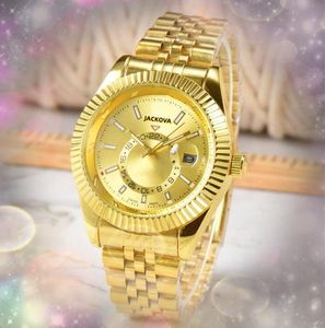 Relojes automáticos de cerámica de cuarzo para hombre, reloj de diseño de habitantes famosos de acero inoxidable completo, reloj de pulsera luminoso para presidente de comercio exterior europeo y americano, regalos