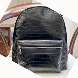 sac à dos pour hommes classique célèbre marque design design urbain motif crocodile noir en cuir sac à dos pour femme sac à bandoulière sac à bandoulière sac de messager sac de voyage