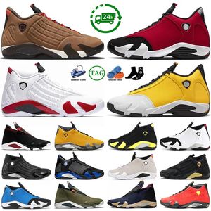 chaussures de basket-ball pour hommes 14s 14 Ginger candy cane Winterized gym rouge Fortune Hyper Royal Lipstick Last Shot noir orteil hommes formateurs baskets de sport