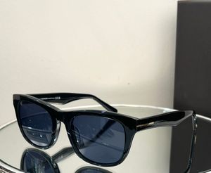 Lunettes de soleil carrées souples noires pour hommes 1076 lentille bleue femmes lunettes de soleil de créateur nuances lunettes de soleil Gafas de sol UV400 lunettes avec boîte