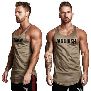 Mens Bodybuilding Tank top Gyms Fitness sleeveless shirt 2018 New Male Cotton clothing Fashion Singlet vest Undershirt