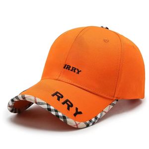 Casquette de baseball pour hommes et femmes, chapeau de balle, dôme réglable, chapeau de soleil noir, chapeau de plage blanc, casquette de baseball orange pour femmes, chapeau ajusté avec lettre en plein air