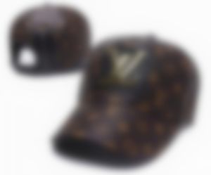 Chapeau de seau de créateur pour hommes pour hommes Brand lettre de marque Caps de balle 4 saisons Ajustements de luxe de luxe Brown Baseball Cap reliant les chapeaux de soleil P-07