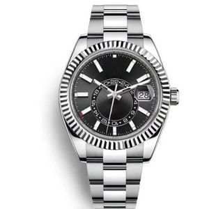 Mens Designer Montres de luxe Hommes Montres-bracelets sky dweller Automatique Mode femmes 42mm Or Automatique Mécanique 904L Acier Inoxydable Résistant À L'eau Montre CADEAU