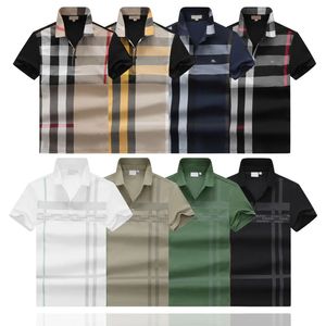 Designer pour hommes Polo Spring Summer Color Sleeves TEES GAGNES CORDES CORDES CONSTUSSION