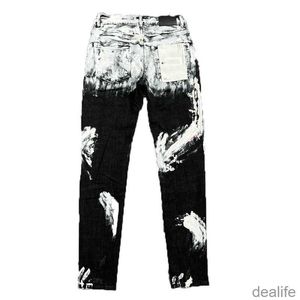 Diseñador para hombre Jeans morados Hip-hop Moda Cremallera Agujero Lavado Pantalones de mezclilla Retro Rasgado Pliegue Costura Hombres Motocicleta Montar Cool Slim Pant Azul cielo para mujeres 4l1b