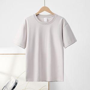 Camisetas de diseñador para hombre Ropa de verano Ropa de calle simple Moda Color caramelo Hombres Camiseta de algodón Línea Casual para hombre Camiseta