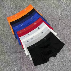 Mens Designer Sous-vêtements Sous-vêtements Boxer Shorts Modal Sexy Gay Male Ceuca Boxers Lettre de couleur unie impression 7 couleurs à choisir taille M-XXL