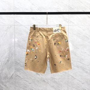 Designers pour hommes Shorts Plams Shorts Pantalons Lettre Impression Bande Sangle Casual Vêtements à cinq points Summer Beach Vêtements Vintage Mesh Shorts