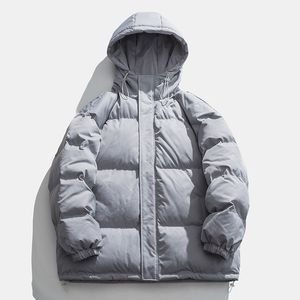 Mens Down Parkas Colorful Winter Jacket Coat Oversize Korean Puffer Harajuku Hip Hop Abrigos con capucha Hombres Mujeres 221207