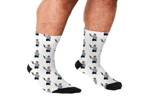 Chaussettes drôles masculines Hasbulla Magomedov Chaussettes imprimées HARAJUKU Men Happy Hip Hop Novelty Cute Boys Crew Casual Cust Crazy Crazy Socks for Men 2203622705