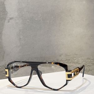 Lunettes pour hommes Lunettes de vue Tortoiseshell Gold Frame 163 Hip Hop Eyewear Mode Lunettes de soleil Cadres Allemagne avec boîte