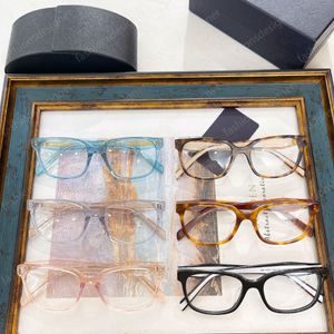 Lunettes pour hommes lunettes de luxe lunettes de lecture design 1: 1 modèle PR 17ZV monture en acétate lunettes optiques d'affaires avec étui lunettes de lecture carrées lunettes de soleil design