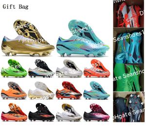 Sac cadeau Chaussures de football montantes pour hommes X Speedportal.1 SG Crampons de terrain ferme Speed Portal Speedportal Coupe du monde Chaussures de football Baskets d'extérieur Botas De Futbol US 6.5-11