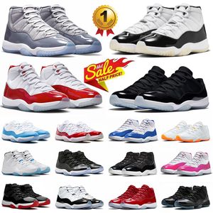 Gratitudes 11 Cherry 11s Basketball Shoes Cool Grey 11 Sports Space Jam Low Bred High Concord Gamma Blue Space Jam Cement Grey【code ：L】Men Women Sneakers Trainers Dhgate