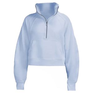 chaqueta para hombre chaqueta de diseñador mujer lus sudadera con capucha Media cremallera con capucha Traje de yoga para mujer Diseñador Sudadera con capucha Damas Gimnasio Ropa deportiva Deportes al aire libre Jogging Hoody L2