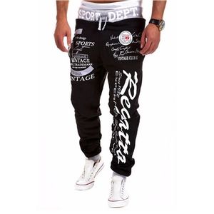 Jogger para hombre Pantalones casuales Hip Hop Fitness Ropa deportiva Pantalones ajustados Pantalones de chándal Impreso Gimnasio Jogging Pantalones de chándal Streetwear 220713