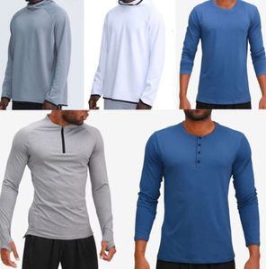 tenue pour hommes sweats à capuche t-shirts yoga t-shirt à capuche lulu Sports Raising Hips Wear Collants de fitness élastiques lululemens dljtkjn5773 Mode respirante et décontractée