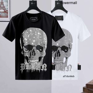 Hommes Plein Philipps pp Designer Skull SS Hip T-shirts Tshirt Marque PP Hommes T-SHIRT COL ROND BEAR HAWAII AVEC Hop CRISTAUX T Top Tees 161219 WWEU