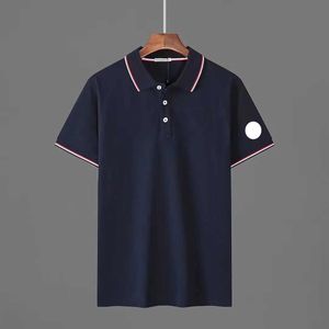 Mentes Polos Shirt Casual High Quality Summer Shorts T-shirt LETTRES DE BRODERIE DU POLO MAN TOPS TEES DES CHIRES CHIRTS ASIAN S-4XL