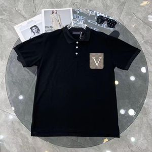 Polos para hombre Camisa Pocket Tees Camisas Diseñador Verano Polo corto Hombre Tops Camisetas con bordado Camisetas M-3XL